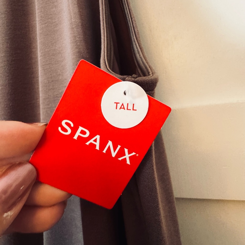 SPANX Elegant Taupe Dress - Picture 2 of 5